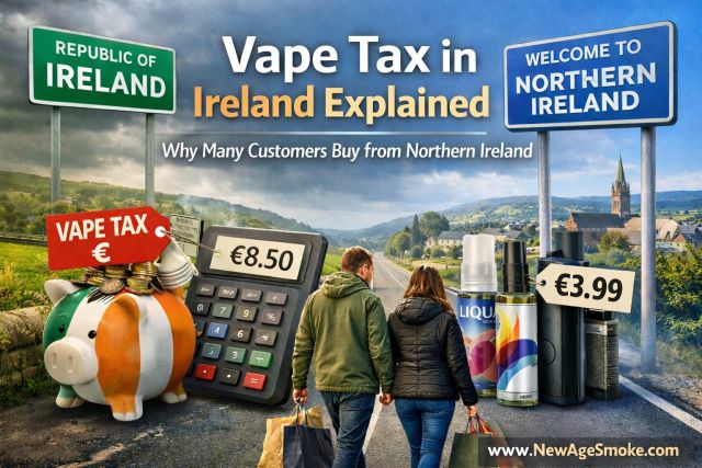 vape price increase ireland Tax in Explained (And Why Many Customers Buy from Northern Ireland) Select Flavor ::Blueberry Candy Hamilton Devices Gold Bar 10-30