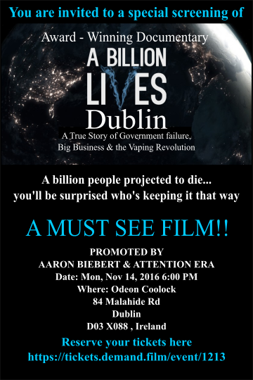 A billion people projected to die - A must see film for smokers and their loved ones